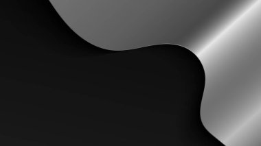 Gri arkaplanda gümüş kumaş.