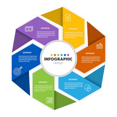 Başlangıç geliştirme stratejilerini temsil eden simgelerle altı renkli kısma bölünmüş diyagram.