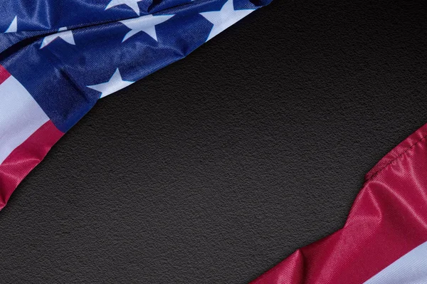Amerikai Egyesült Államok Megemlékezés Napján Vagy Július Amerikai Zászló Sötét — Stock Fotó