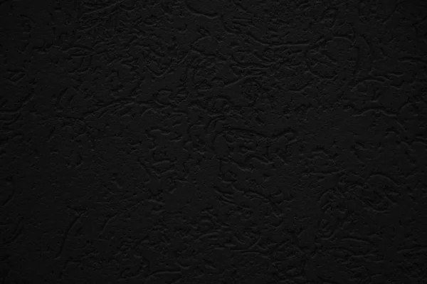 Черная Стена Закрывается Абстрактный Фон Покрашенной Черной Стены Фон Бетона — стоковое фото