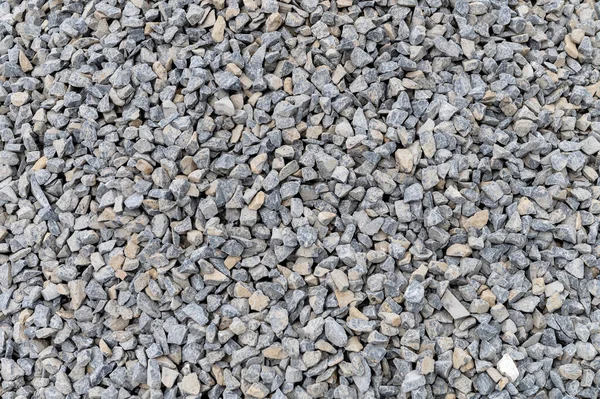 Grey Granite Gravel Background Mix Concrete Crushed Stone Background Construction — Stock Photo, Image