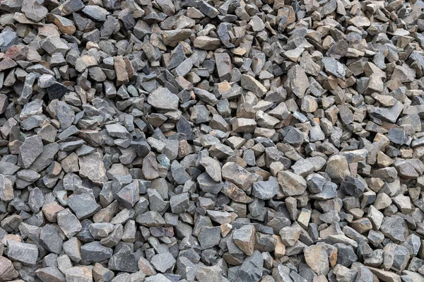 Arka Plan Olarak Büyük Çakıllar Gri Granit Çakıl Arka Planı — Stok fotoğraf