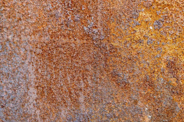 Rusty Kovový Povrch Jako Pozadí Starý Grunge Měď Bronz Rezavé — Stock fotografie
