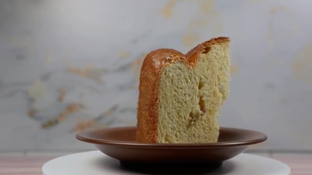 Joyeux Pâques Gâteau Pâques Fraîchement Cuit Cupcake Traditionnel Pâques Tourner — Video