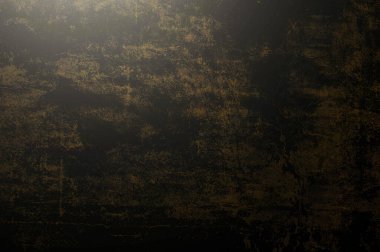 Fotokopi alanı olan lüks, koyu beton bir arka plan. Soyut siyah turuncu desenli arka plan. Koyu turuncu doku