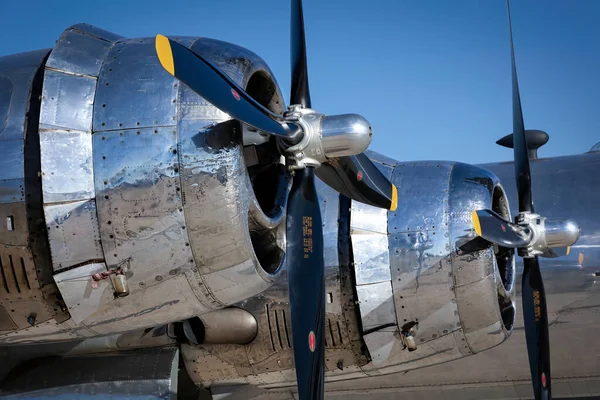 Двигатели Doc Superfortrees Построенные 1944 Году Которые Находятся Аэродроме Авиасалоне — стоковое фото