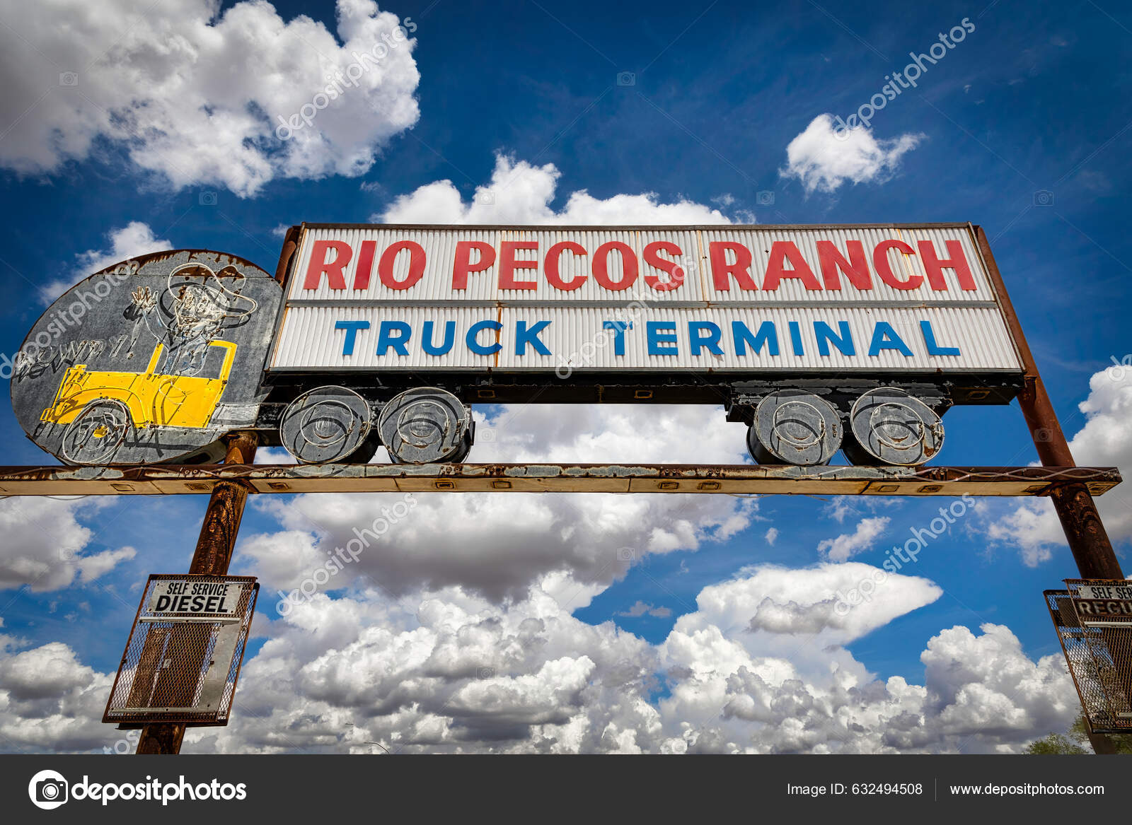Abandoned Rio Pecos Ranch Truck Terminal Historic Route Santa Rosa