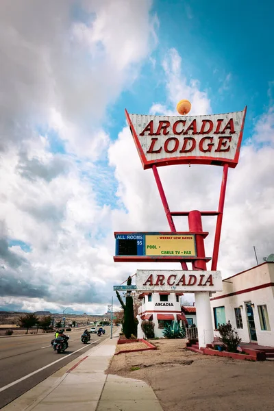 Construído 1938 Como Motel Luxo Prometendo Mobiliário Luxuoso Arcadia Lodge — Fotografia de Stock
