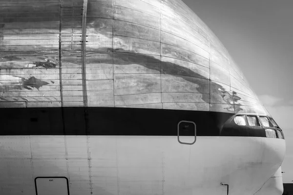 stock image NASA's Aero Spacelines Super Guppy on the tarmac in El Paso, Texas.