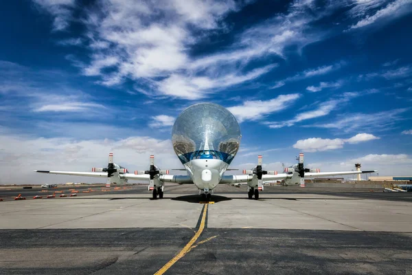 Aero Spacelines Super Guppy Nasa Pista Paso Texas — Foto de Stock