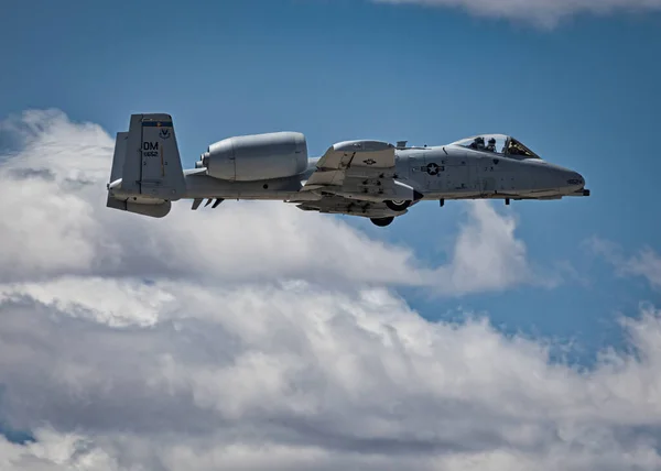 Warthog Официально Называемый Thunderbolt Воздухе Авиашоу 2023 Thunder Lightning Arizona Стоковое Изображение