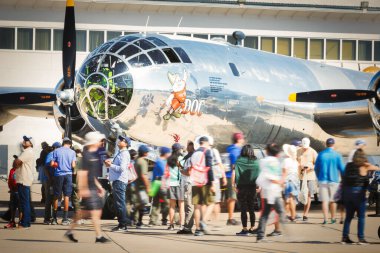 Amerika 'nın Kaliforniya, Miramar' daki 2023 sayılı Airshow 'unda her yıl en çok izlenen B-29' dur..