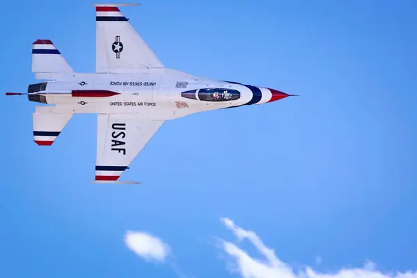 Amerykańskie Ptaki Grzmotu Sił Powietrznych Wystąpią 2023 Thunder Lightning Arizona Zdjęcie Stockowe