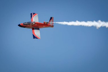 Torrey Ward and his micro-jet at the 2024 Legacy of Liberty Airshow at Holloman Air Force Base near Alamogordo, New Mexico. clipart