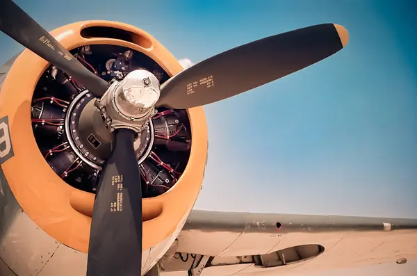 stock image A TBM Avenger on display at the 2024 Legacy of Liberty Airshow at Holloman Air Force Base near Alamogordo, New Mexico.