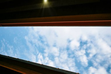 I-10 'a El Paso, Teksas' ta I-10 'un altından bakıyorum..