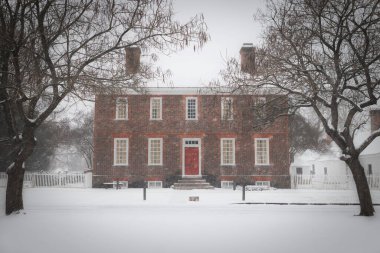 Virginia, Williamsburg Kolonisi 'nde Bağımsızlık Bildirgesi' nin kurucusu George Wythe 'ın evi..