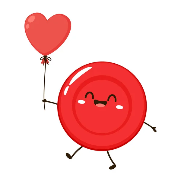 红血球特征设计 红血球载体 文本的空白处 — 图库矢量图片