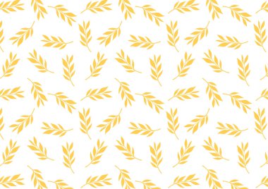 Buğday desenli duvar kağıdı. Yulaf sembolü. Metin için boş alan. Pirinç işareti. Pirinç desenli duvar kağıdı.