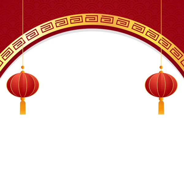 Feliz Ano Novo Chinês 2023 Banner Ano Novo Chinês Com — Vetor de Stock