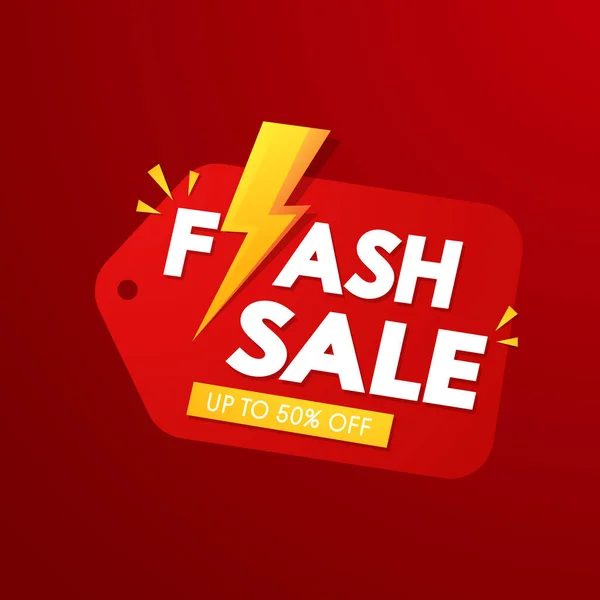 Σχεδιασμός Banner Flash Πώλησης Προσφορά Flash Για Επιχειρηματικότητα Πρότυπο Προώθησης — Διανυσματικό Αρχείο