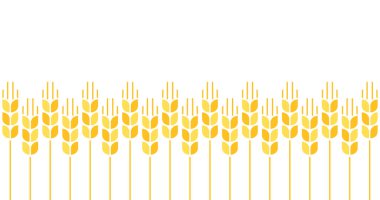 Buğday desenli duvar kağıdı. Yulaf sembolü. Pirinç işareti. Pirinç desenli duvar kağıdı.