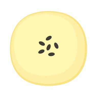 Salted Egg Lava Chinese Pastry, Thai cake, Thai Dessert, Chinese mooncake. Mid-autumn festival dessert.