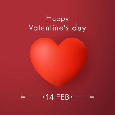 Vector inscription I love You on a pink background. Happy Valentines Day Card Design. 14 February.