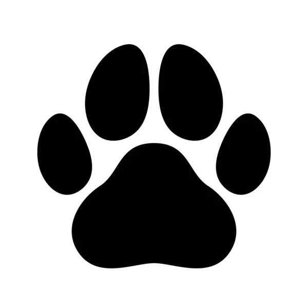 Λογότυπο Αποτυπώματος Σκύλου Γραφικό Αποτύπωμα Περίγραμμα Ζώων — Διανυσματικό Αρχείο