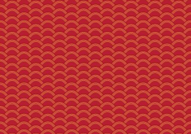 Chinese pattern wallpaper, oriental background for New Year. Vector illustration. New Year 2024.