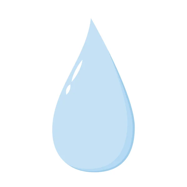 Капля Водного Вектора Капля Воды Символ Жизни Чистоты — стоковый вектор
