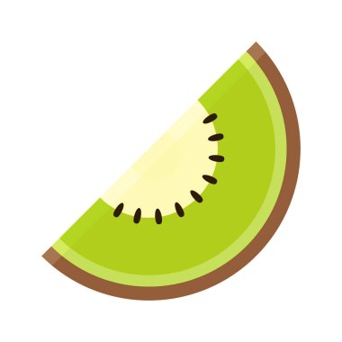 Kivi ikon vektörü. Sembol. Logo tasarımı. Beyaz arkaplanda kivi vektörü.