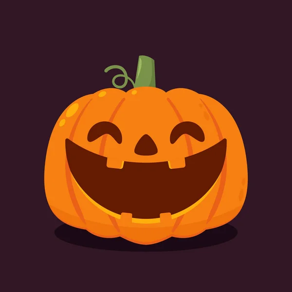 Pumpkin Head Set Cute Scary Halloween Pumpkin Monster Set Holidays — стоковый вектор