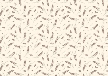 Buğday desenli duvar kağıdı. Yulaf sembolü. Metin için boş alan. Pirinç işareti. Pirinç desenli duvar kağıdı.