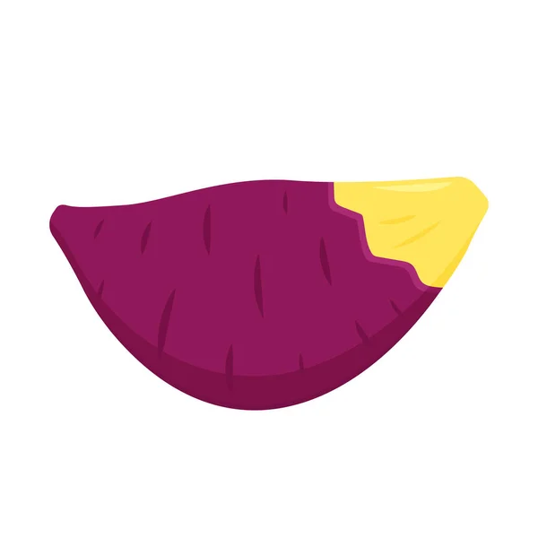 Geroosterde Zoete Aardappel Geroosterde Zoete Aardappel Logo Ontwerp Japanse Zoete — Stockvector