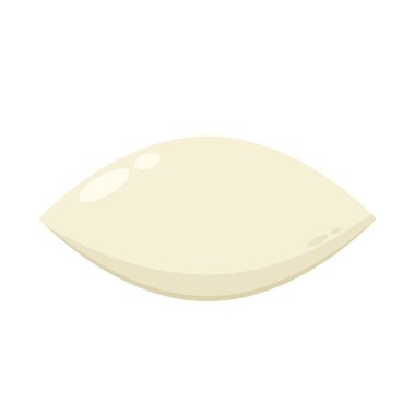 Beyaz arka planda balık topları. Sokak Asya yemekleri. Vektör çizimi. Balık topları izole vektör.