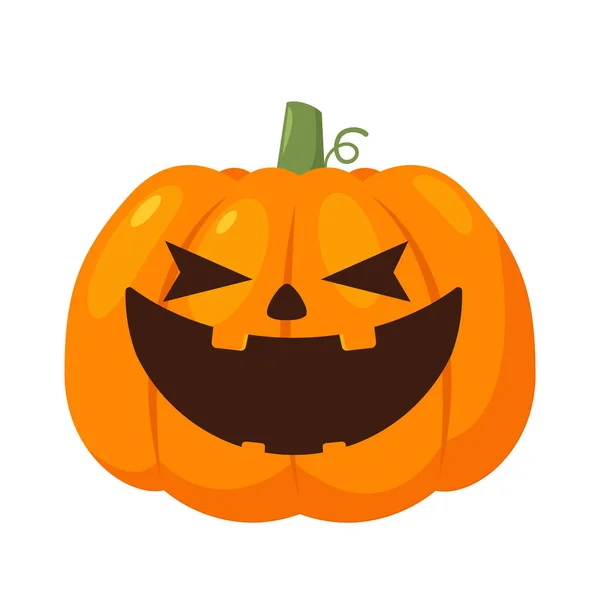 Pumpkin Head Set Cute Scary Halloween Pumpkin Monster Set Holidays — Stockvektor