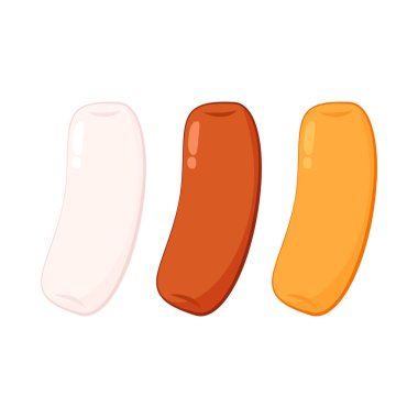 Tteokbokki Noodle vektörü. Kore yemeği. Baharatlı pirinç keki. Tteokbokki logo tasarımı.