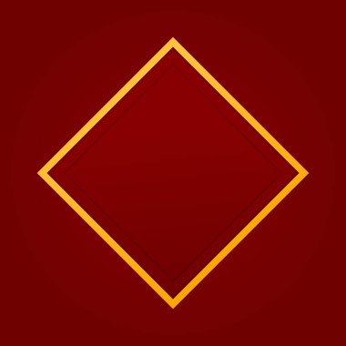 Happy Chinese new year 2024. Chinese new year banner with circle for show product. Greeting card. China frame with lantern on red background.