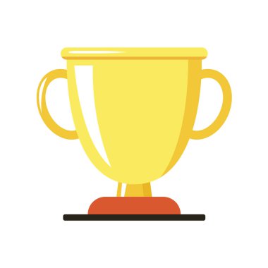 Ganimet vektörü beyaz arkaplanda izole edildi. Ödül simgesi.