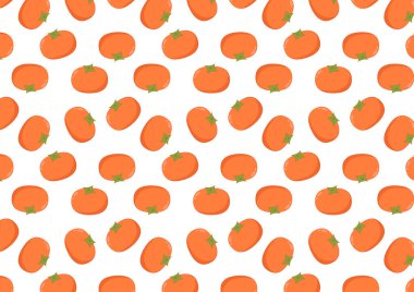 Hurma desenli vektör. Beyaz arkaplanda hurma.