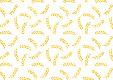Buğday desenli duvar kağıdı. Yulaf sembolü. Metin için boş alan. Pirinç işareti. Pirinç desenli duvar kağıdı.