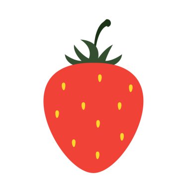 Çilek vektörü. Metin için boş alan. Duvar kağıdı. Geçmişi. Sembol. logo.