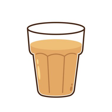 Hint sıcak içecek vektörü. Hint chai ikonu. Chai, Hint içkisidir. Kerala çay dükkanının illüstrasyon vektörü. Hint Kerala yol kenarı. Kerala çay dükkanı çizimi. Kerala Eski.