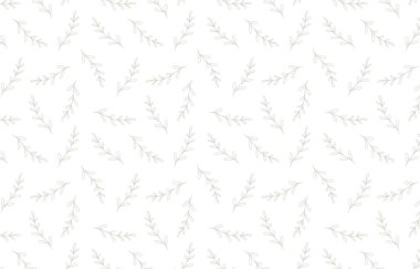 Spruce dallı Noel deseni. Böğürtlen ve yıldız Vektör illüstrasyonu.