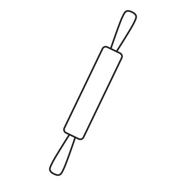 Hamur yoğurma vektörü. Pastane logosu tasarımı. Fırın işaret vektörü.