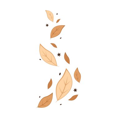 Hint sıcak içecek vektörü için yaprak. Chai, Hint içkisidir. Hint Kerala yol kenarı. Kerala çay dükkanı çizimi. Kerala Eski.