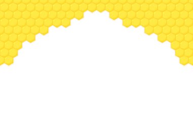 Bal peteği çerçevesi. Bal Taraklarıyla Doğal Arkaplanının Vektör ResmiComment.