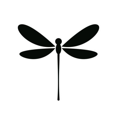 Yusufçuk siluet simgeleri. Vektör Resimleri.