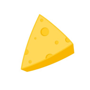 Cheese cartoon. Cheese vector isolated on white background.